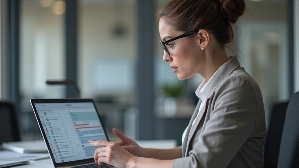 Person reviewing inventory spreadsheet with stock levels and reorder points clearly visible